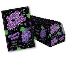Shock Rocks Popping 24x9g Grape