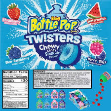 Baby Bottle Pop Twister 8x102g Assorted