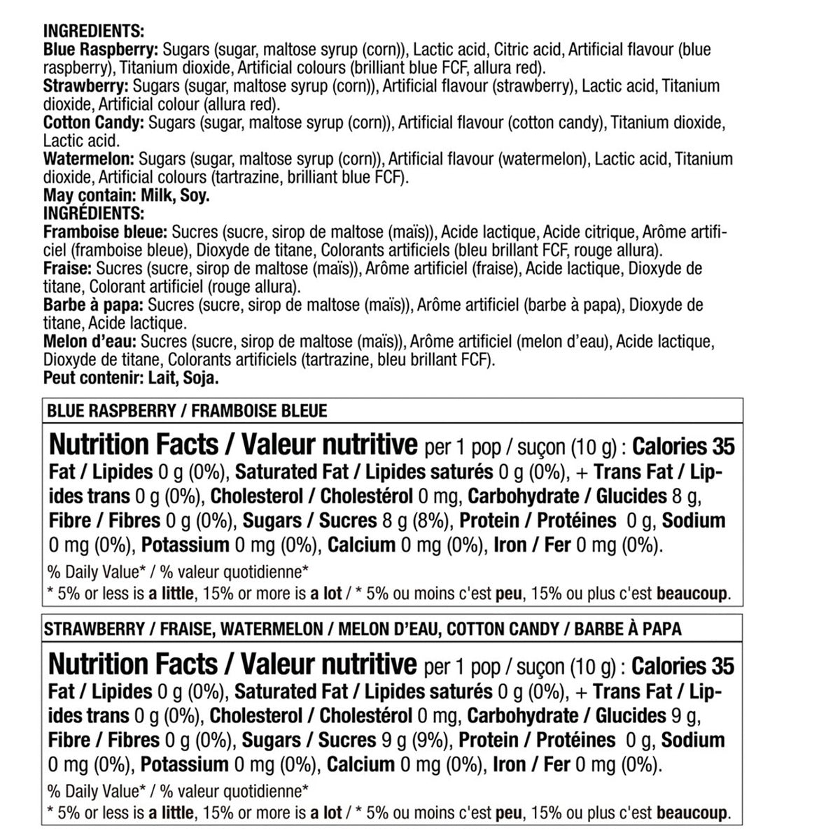 Spooky Ring Pops 40x10g