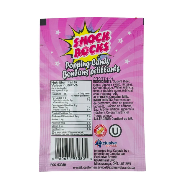Shock Rocks Popping 24x9g Watermelon