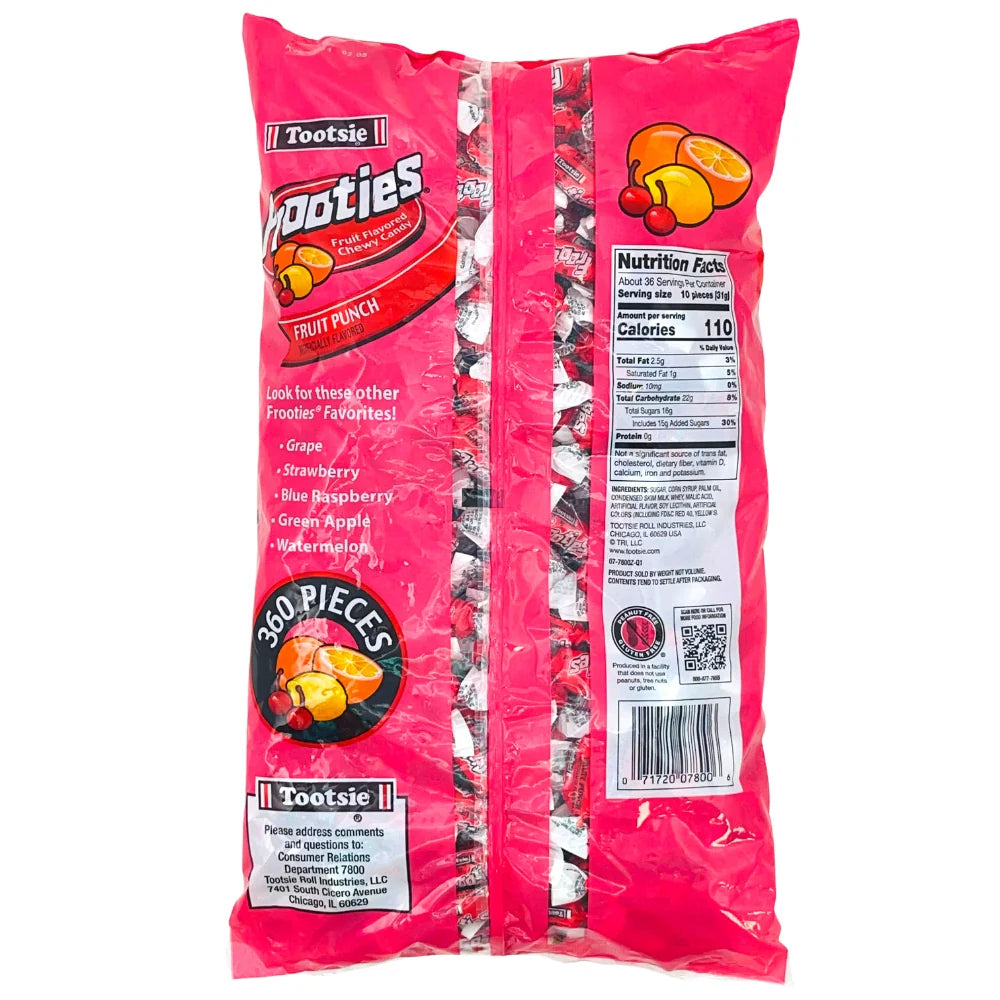 Tootsie Frooties 360's Sour Fruit Punch
